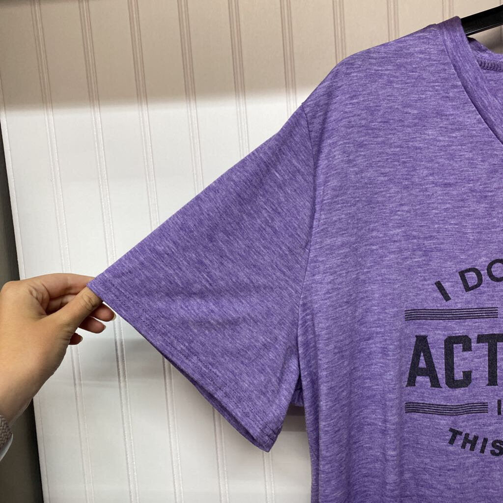 PURPLE GRAPHIC T