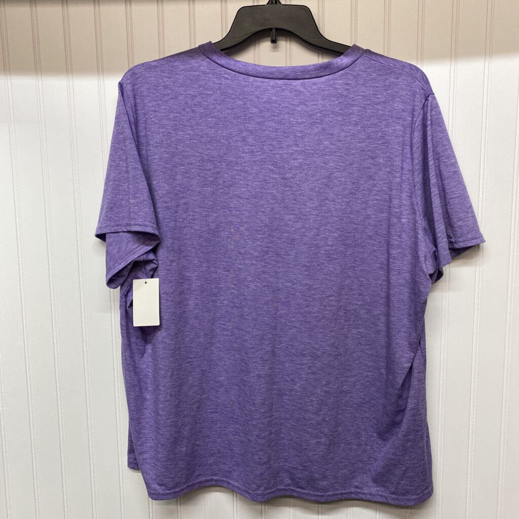 PURPLE GRAPHIC T