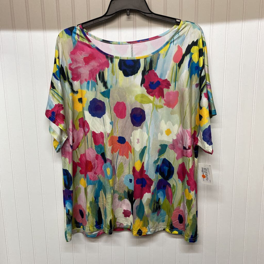 FLORAL PRINT DRESS SHIRT