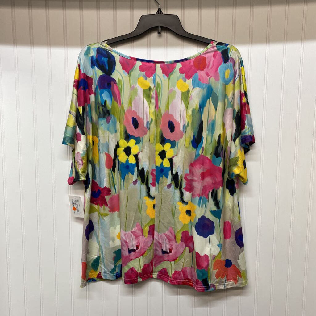 FLORAL PRINT DRESS SHIRT