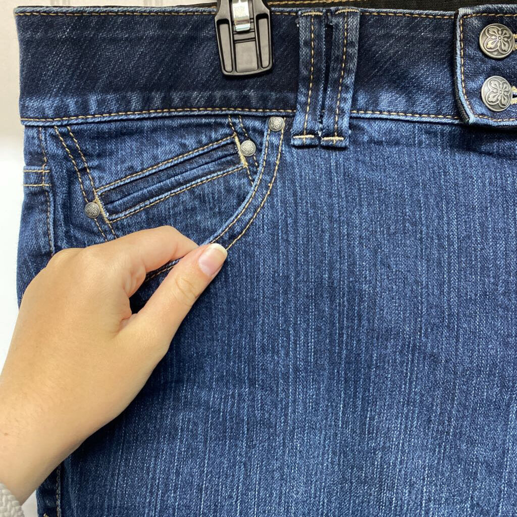 DENIM CAPRIS
