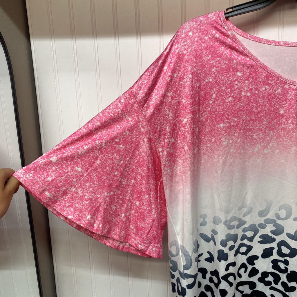 PINK CHEETA TOP