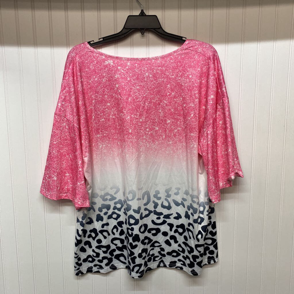 PINK CHEETA TOP