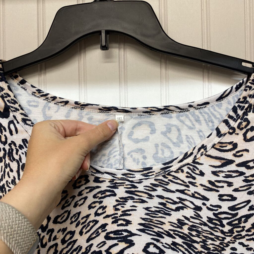 CHEETA PRINT TOP