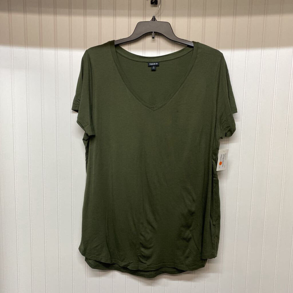 OLIVE BASIC SHIRT