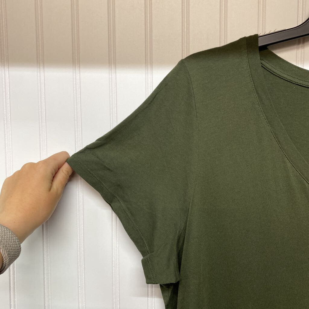 OLIVE BASIC SHIRT