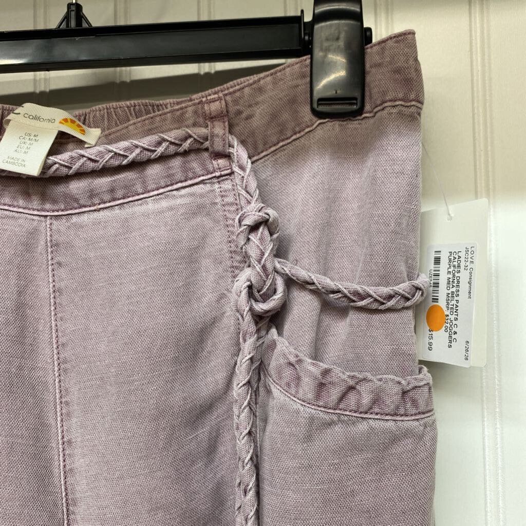BELTED JOGGERS