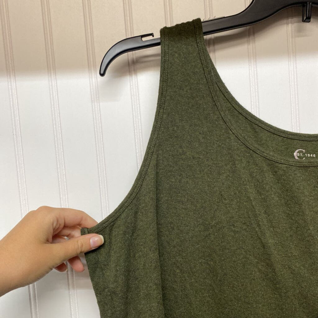 OLIVE TANK TOP