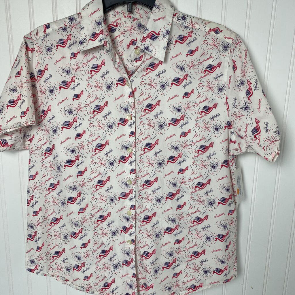 SHORT SLEEVE BUTTON DOWN SHIRT