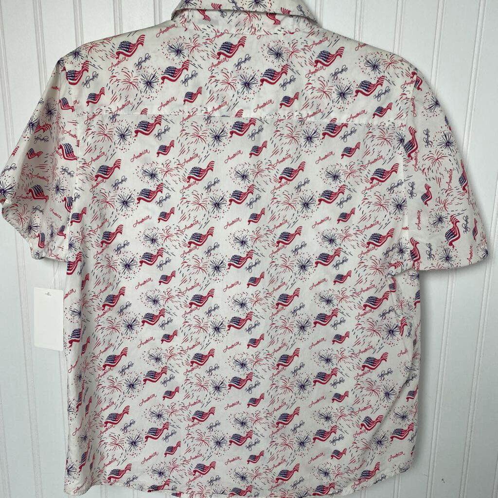 SHORT SLEEVE BUTTON DOWN SHIRT
