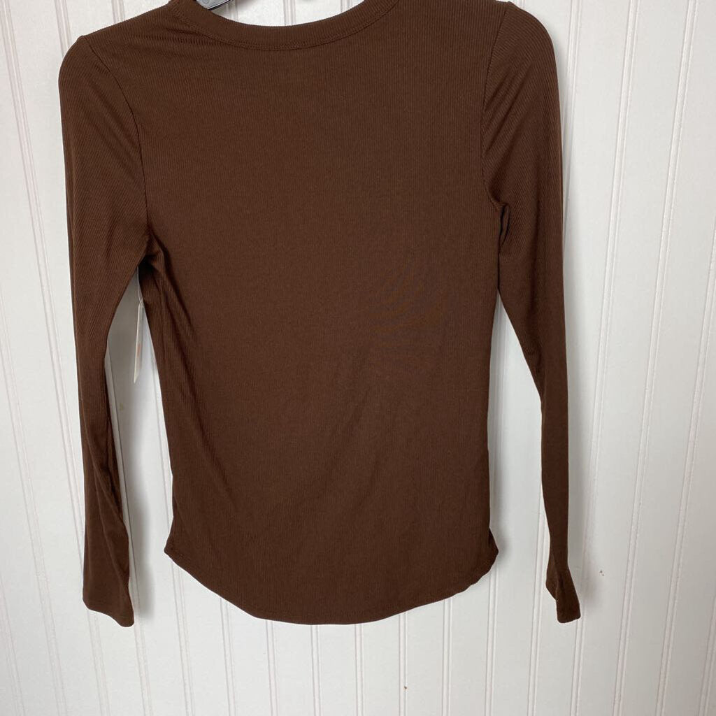 RIBBED LONG SLEEVED