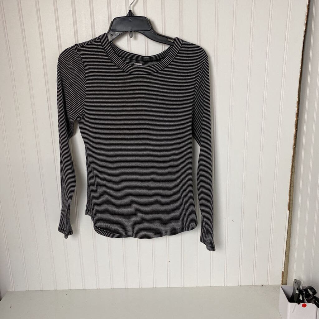 RIBBED LONG SLEEVED TOP