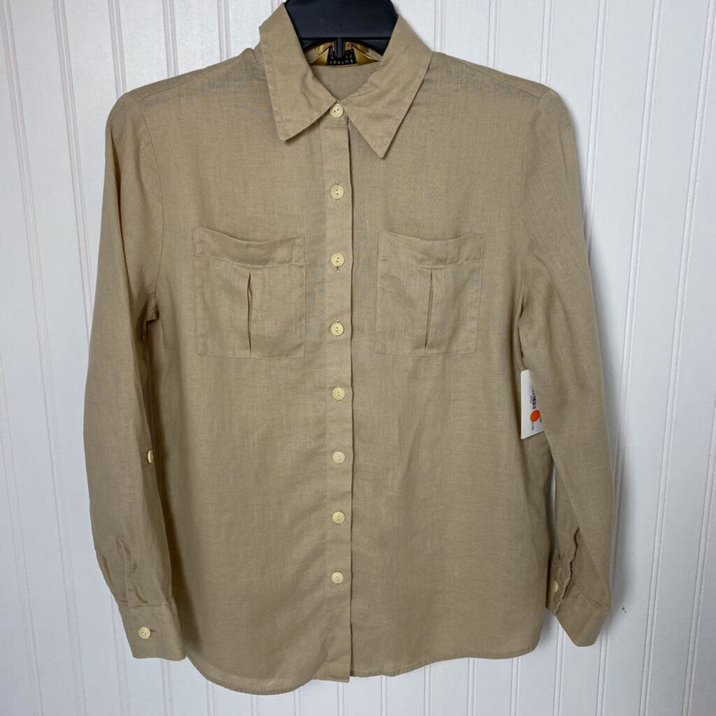 LINEN BUTTON DOWN