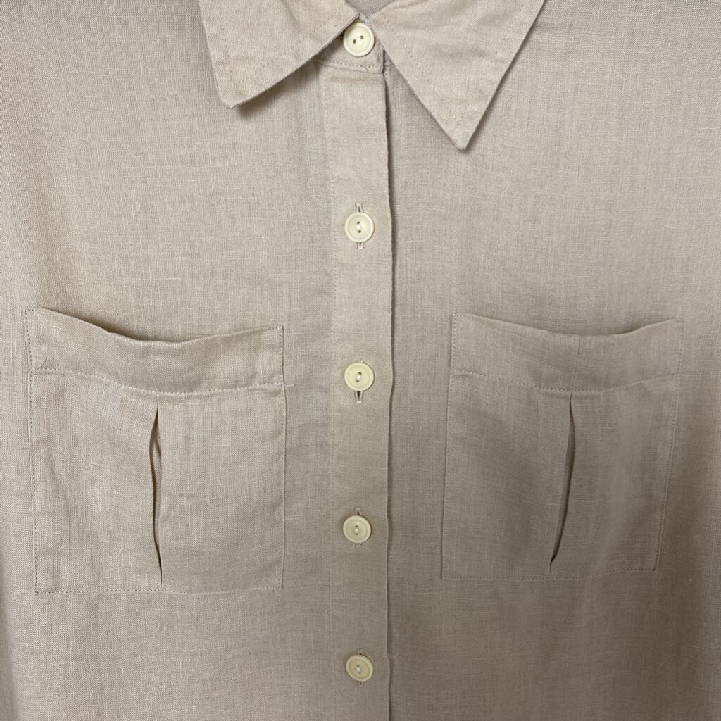 LINEN BUTTON DOWN