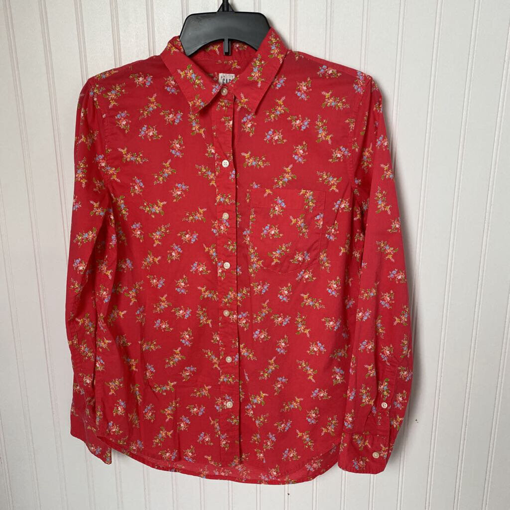 FLOWERED BUTTON DOWN
