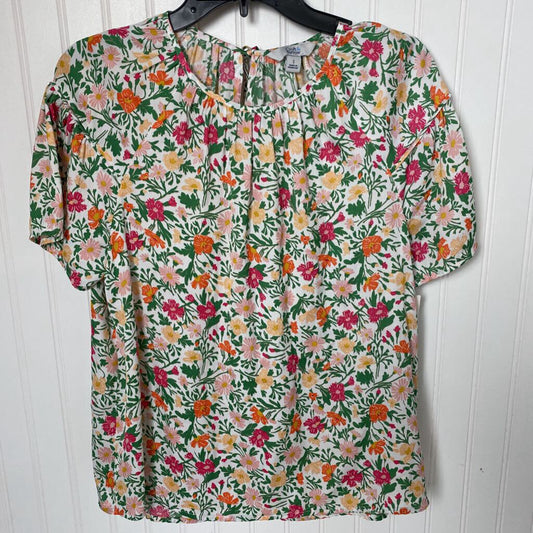 FLORAL SHORT SLEEVED
