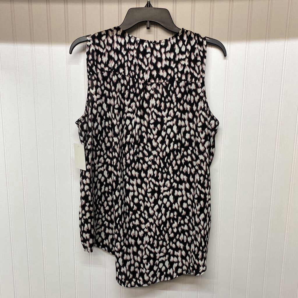 SLEEVELESS SHEER TOP