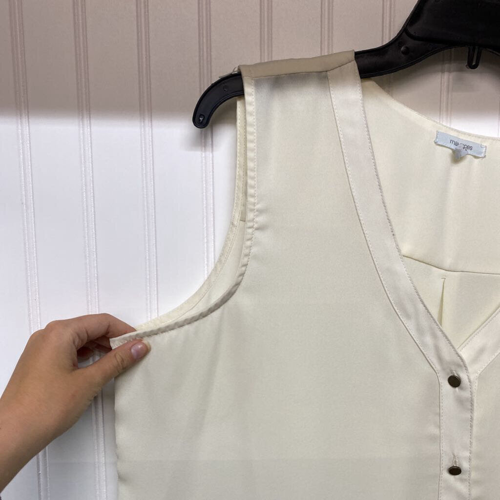 SLEEVELESS SHEER TOP