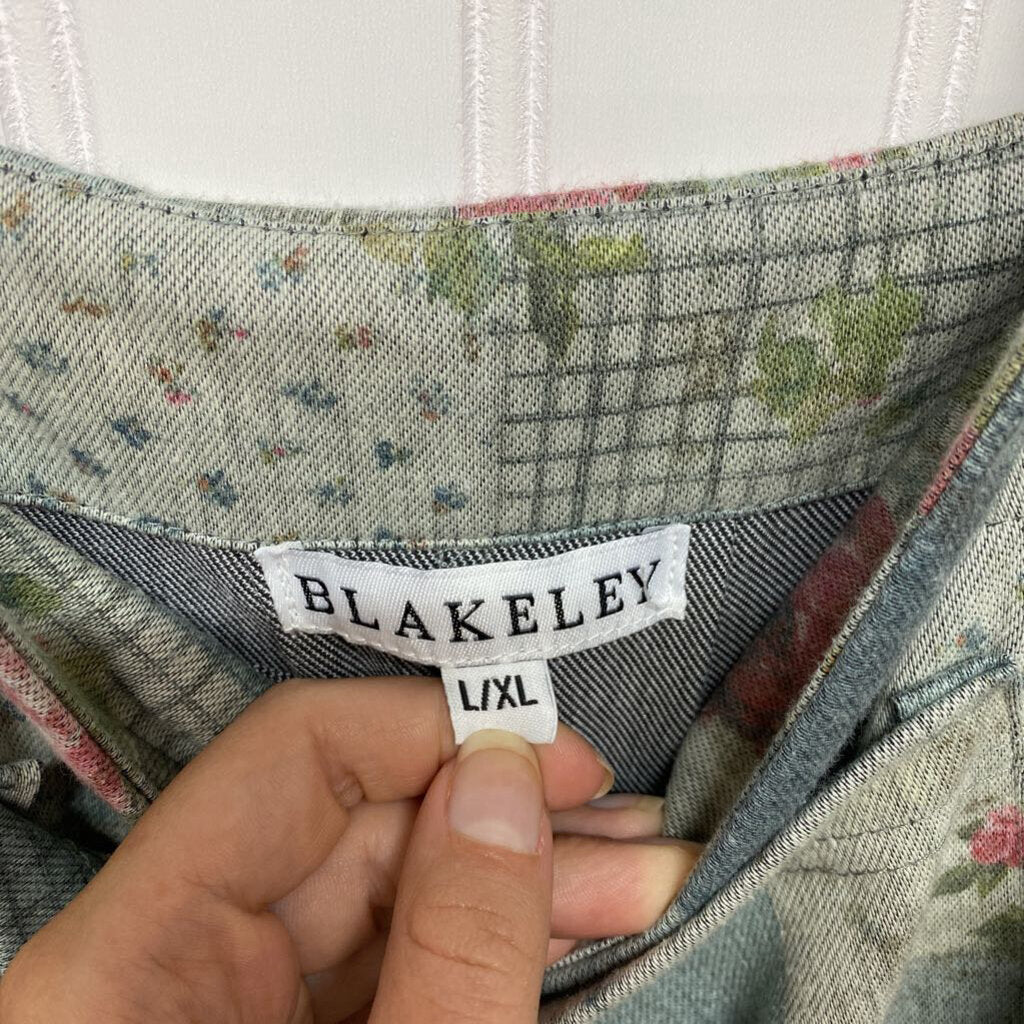 LADIES PATCHWORK LOOK OVERALLS