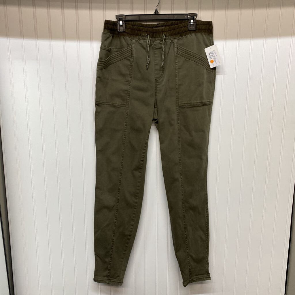 DRAWSTRING WAIST SKINNY JEANS