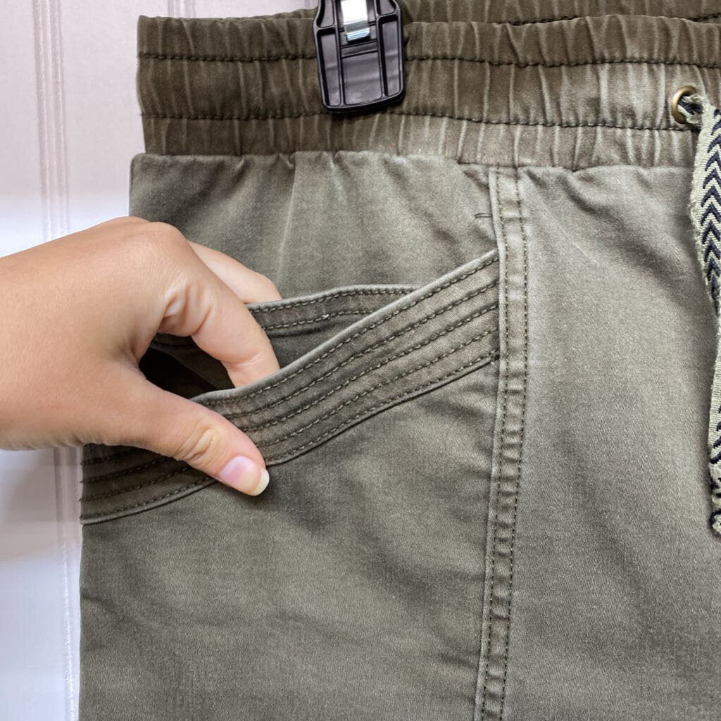 DRAWSTRING WAIST SKINNY JEANS
