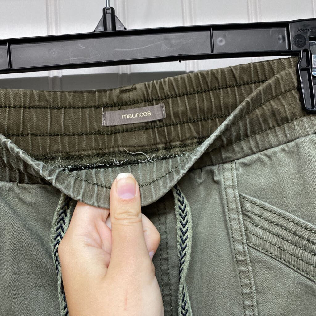 DRAWSTRING WAIST SKINNY JEANS