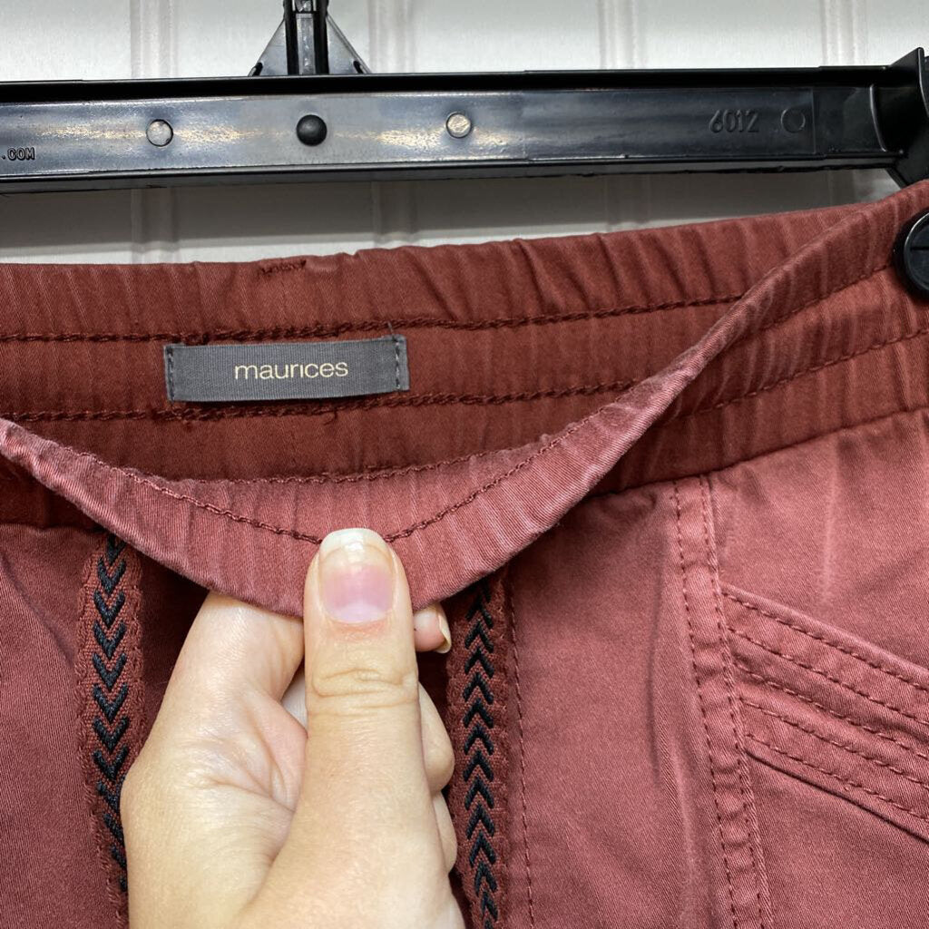 DRAWSTRING WAIST SKINNY JEANS
