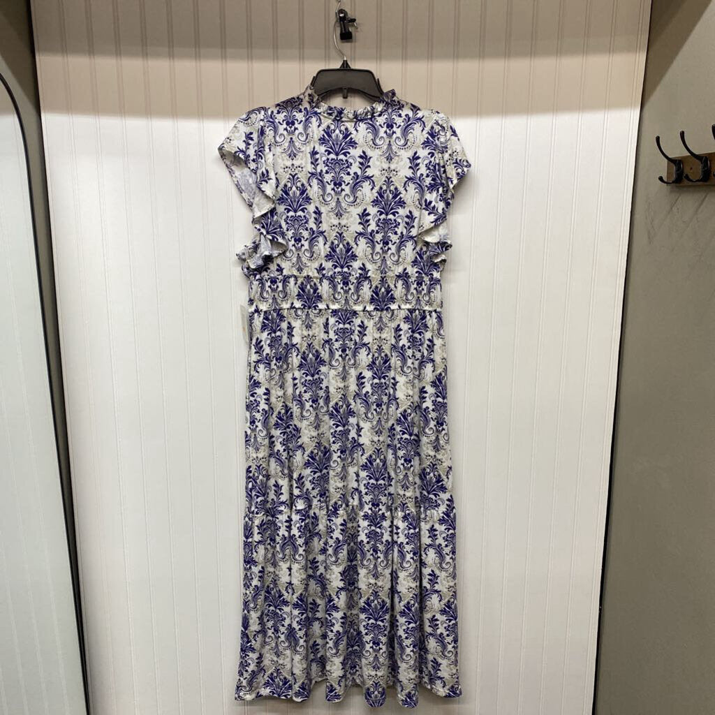 SHORT SLEEVE LONG DRESS