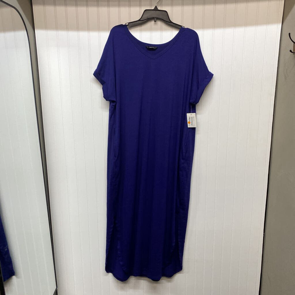SHORT SLEEVE MAXI DRESS
