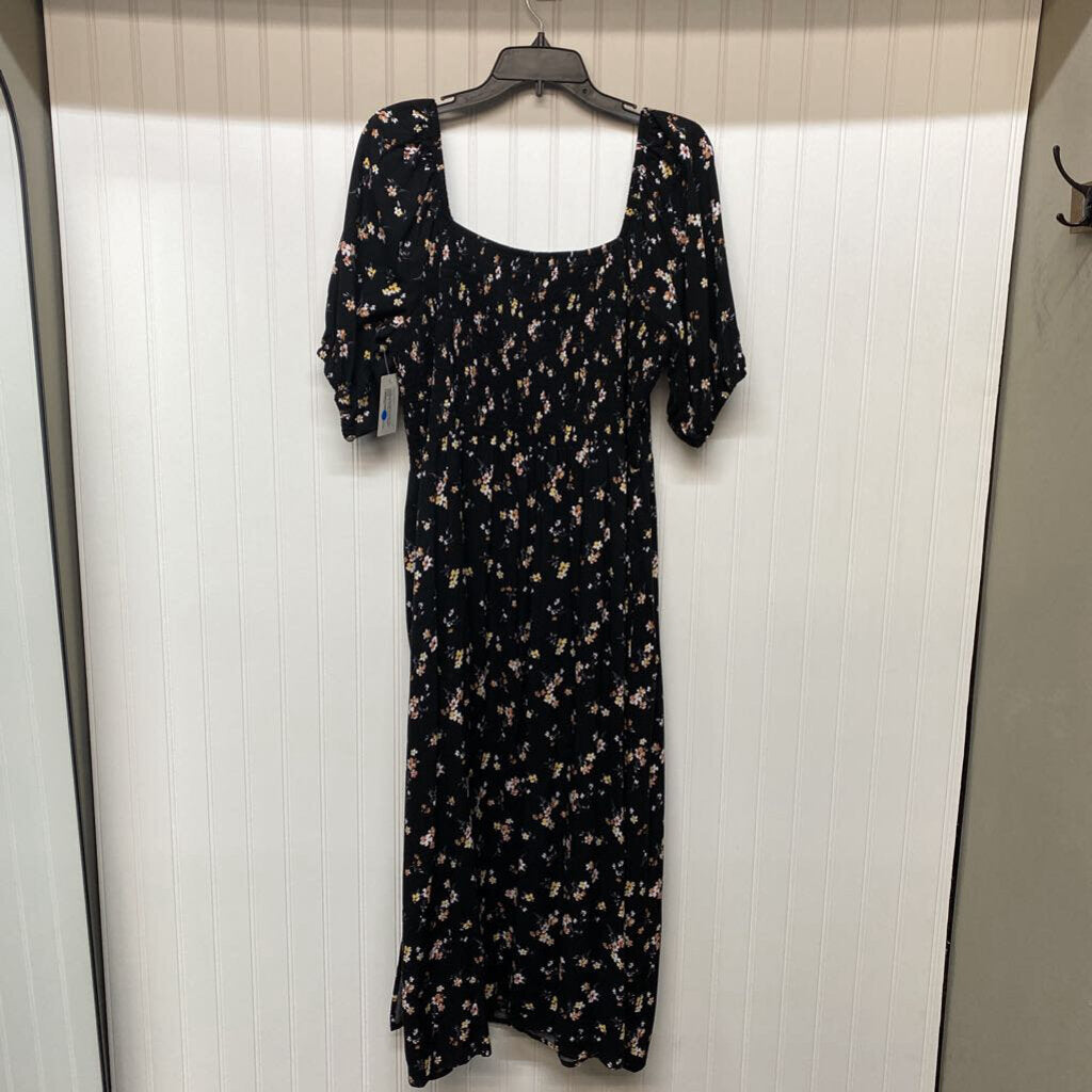 SHORT SLEEVE LONG DRESS