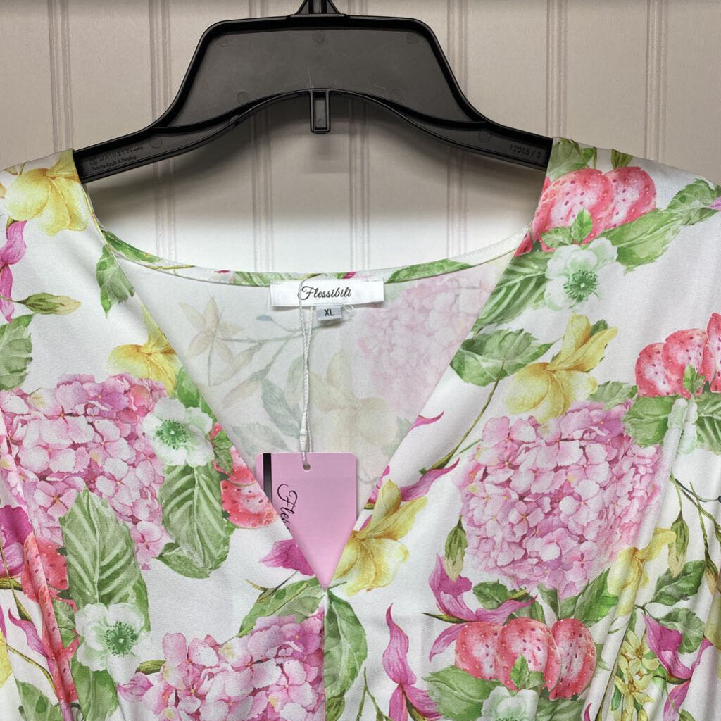 SHORT SLEEVE LONG DRESS