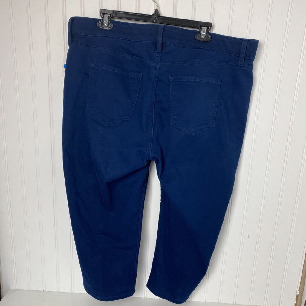 DENIM CROP PANTS