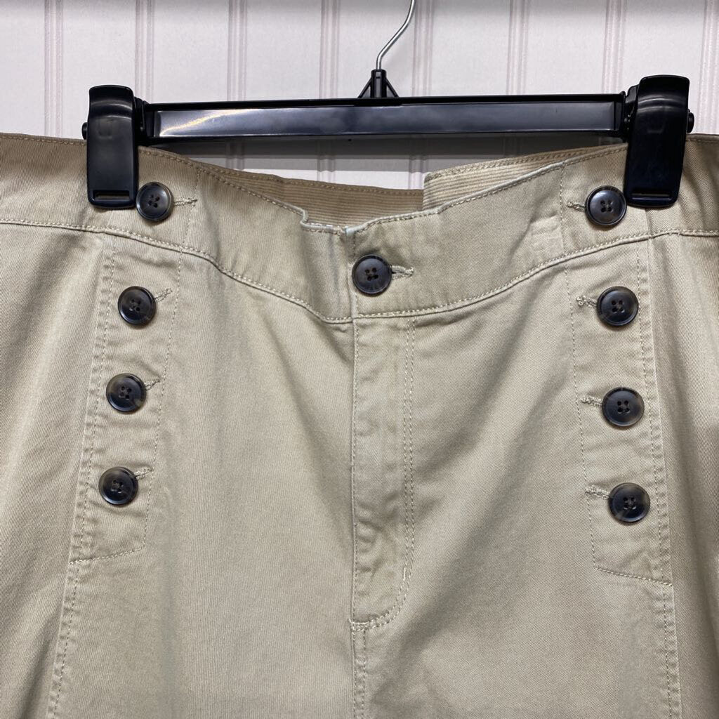 WIDE LEG KHAKI PANTS