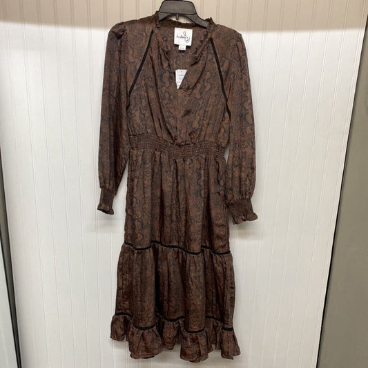 LONG RUFFLED DRESS