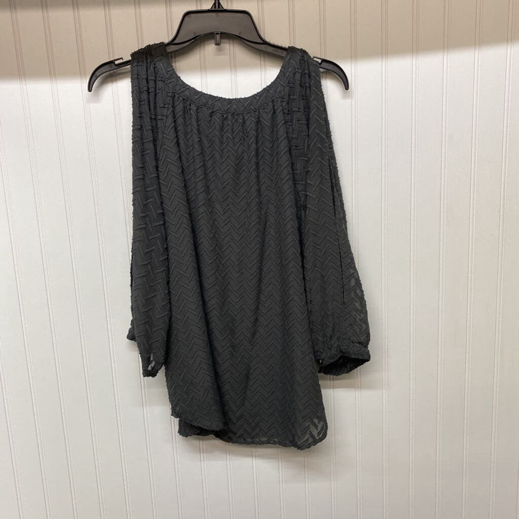OPEN SHOULDER LONG SLEEVED