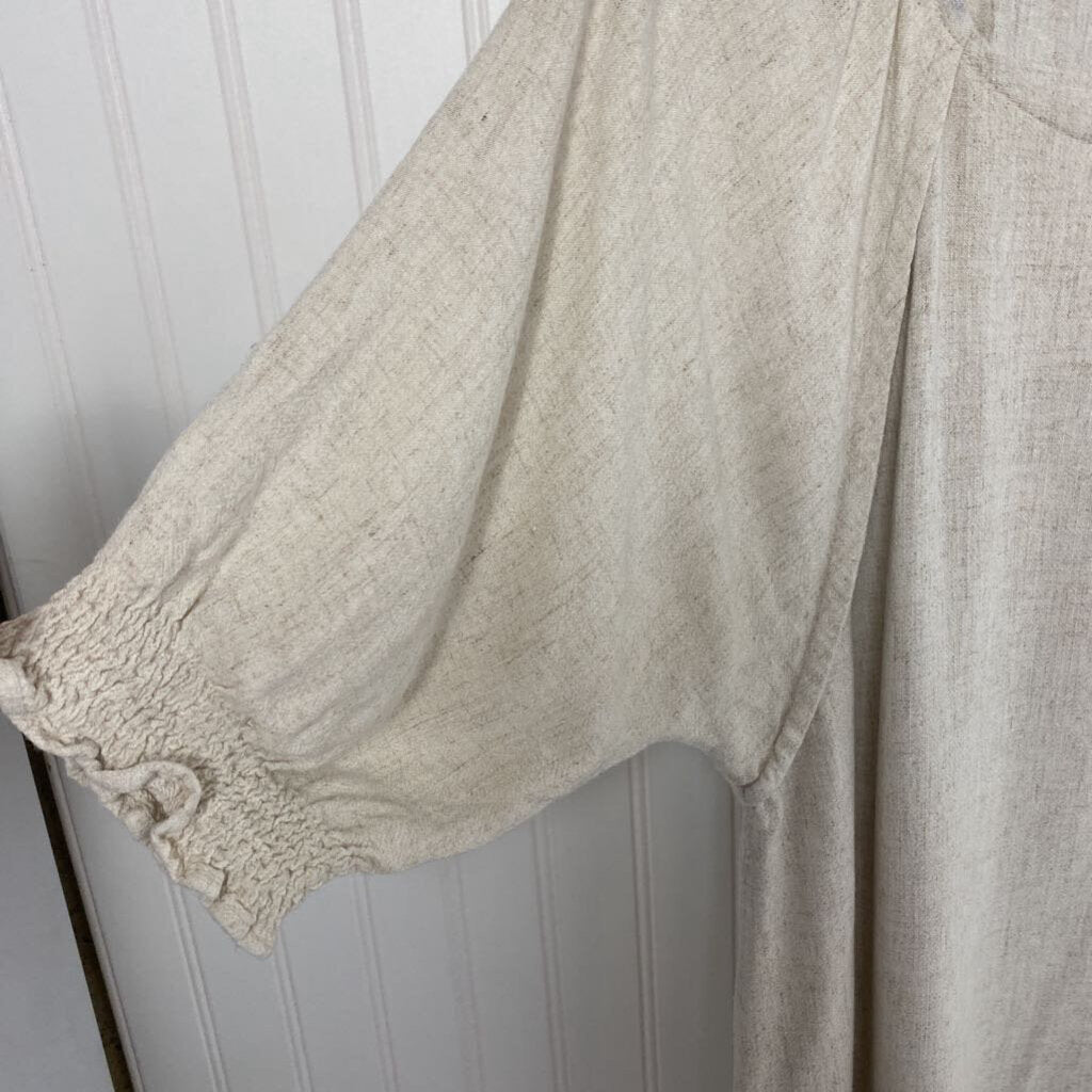 FRINGED SHORT SLEEVE TOP