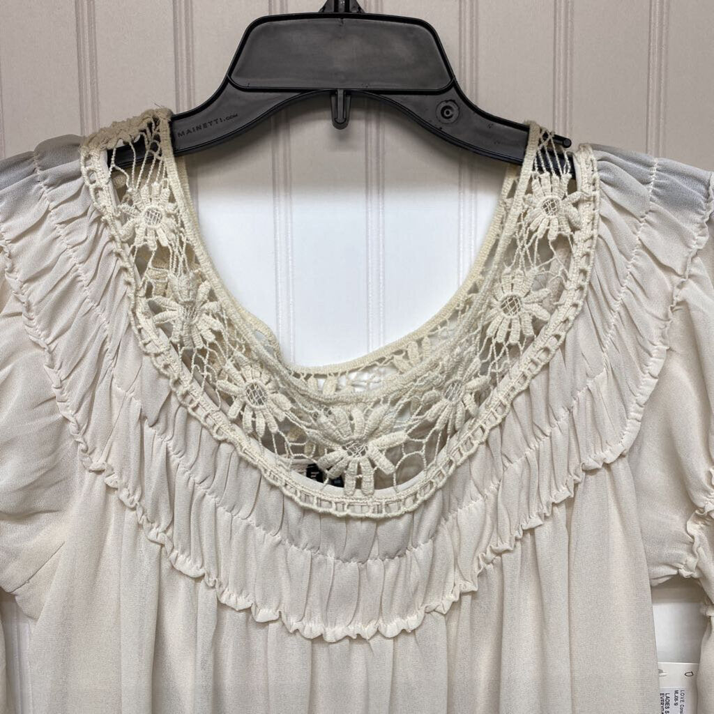 SHEAR LONG SLEEVED DRESS