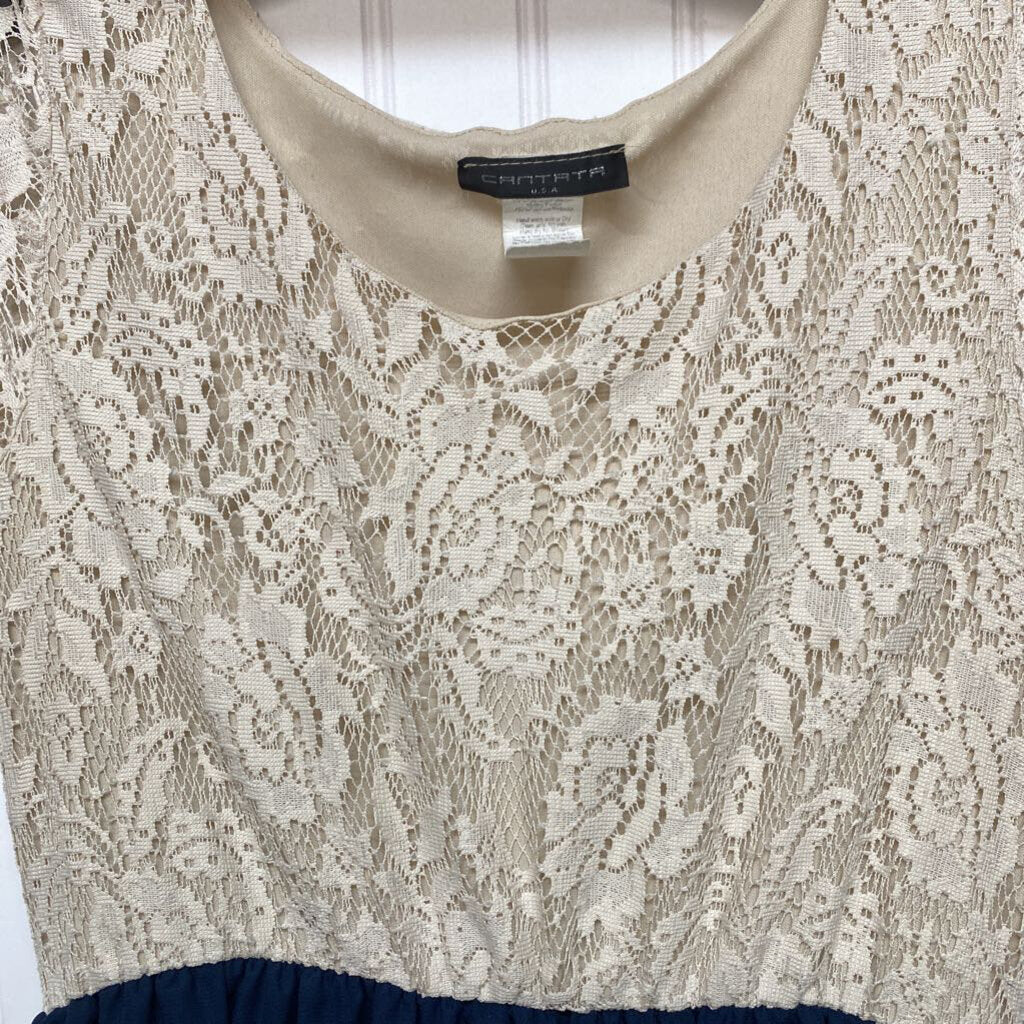 LACE TOP SHEAR SKIRTED