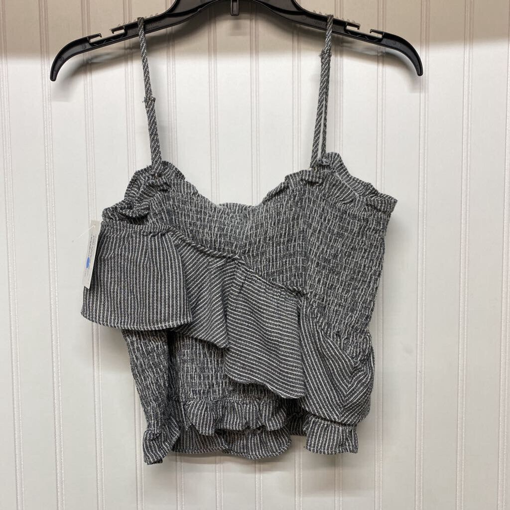 RUFFLED HALTER TOP