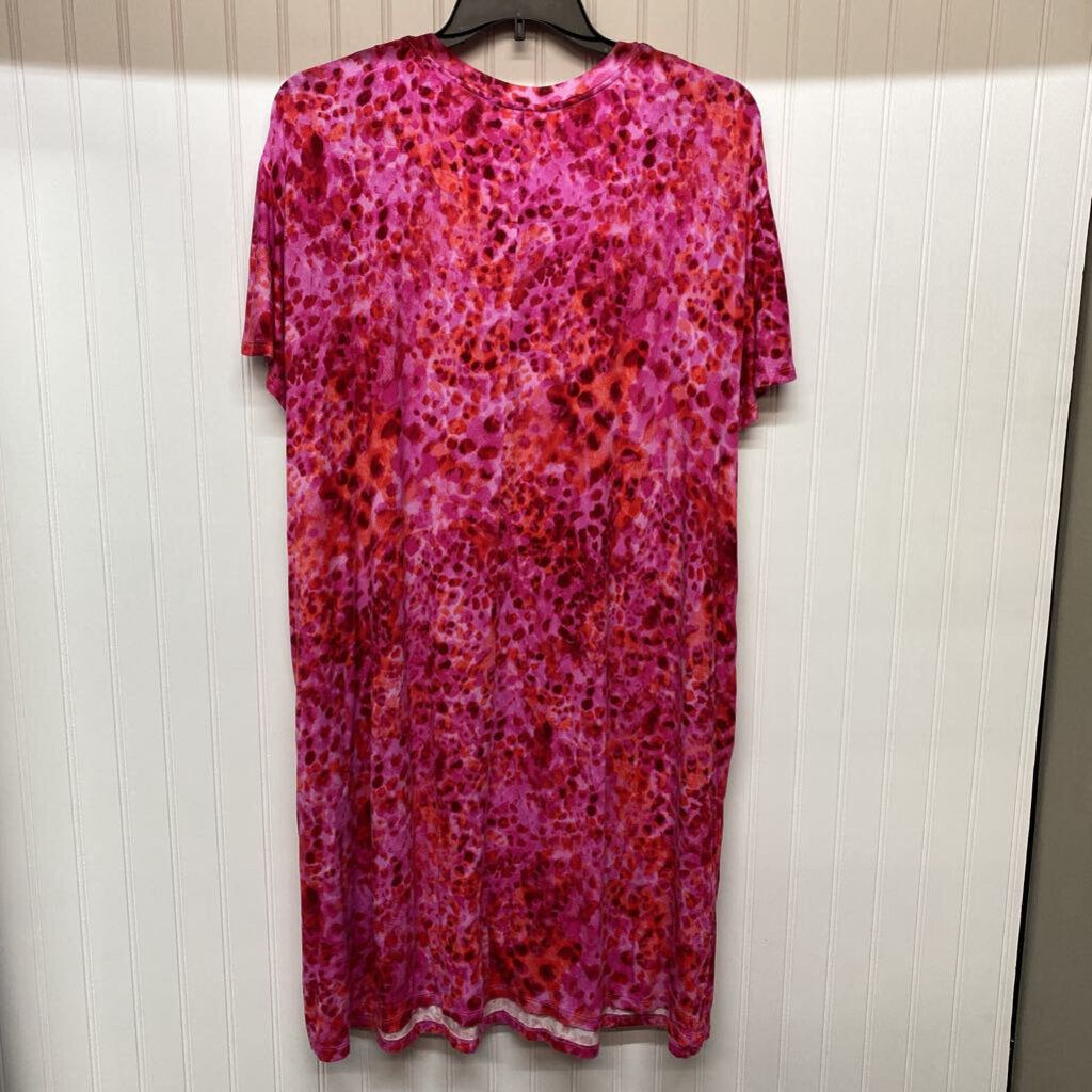 FLOWY SLEEVED SHORT DRESS