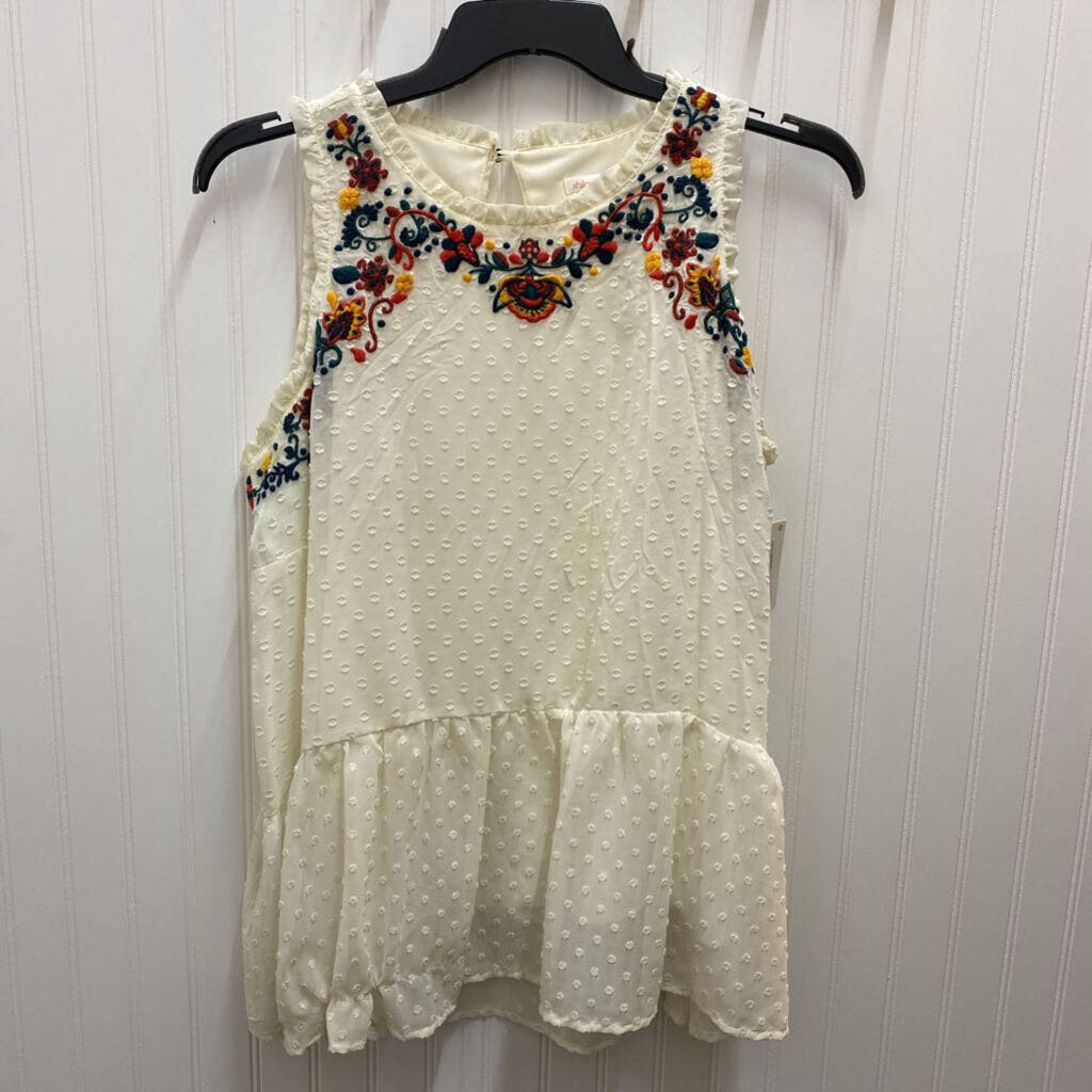 EMBROIDERED SLEEVLESS
