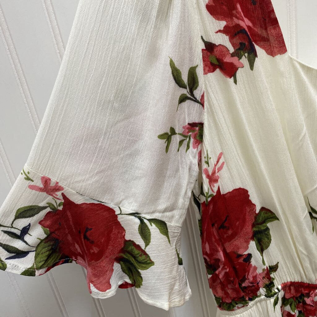 FLOWERED LONG DRESS
