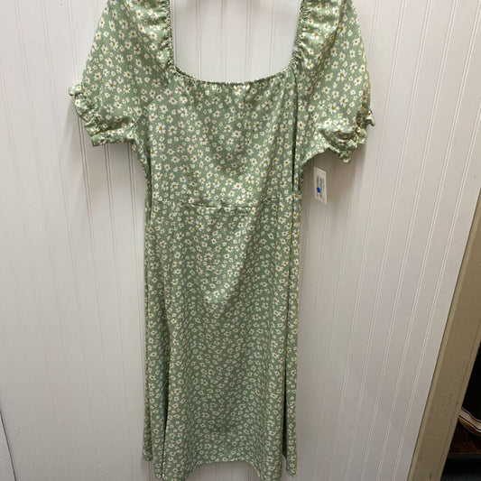 SHORT SLEEVED LONG DRESS