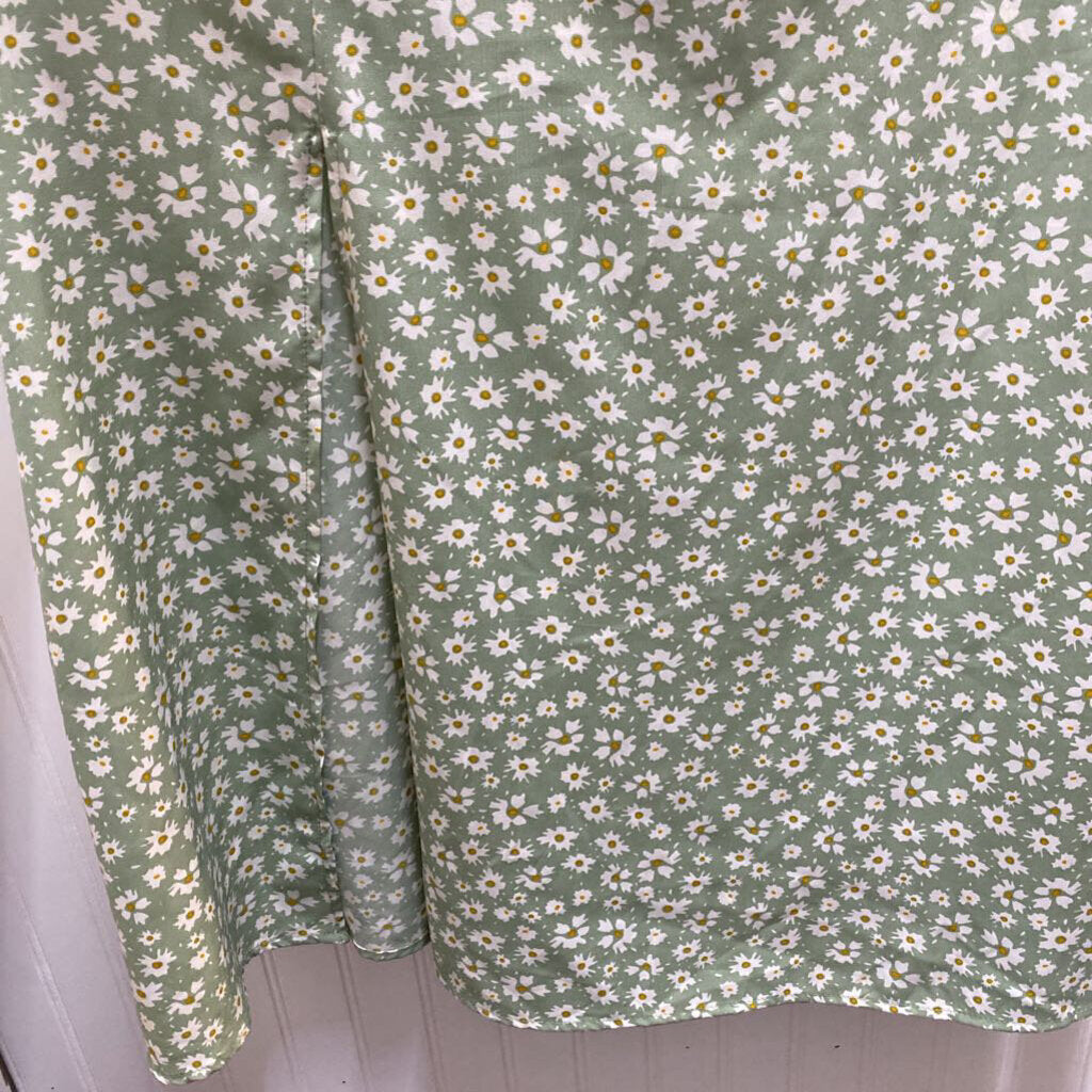 SHORT SLEEVED LONG DRESS