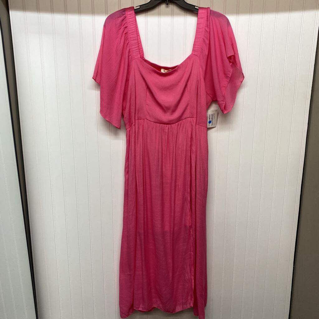 SQARED NECK LONG DRESS