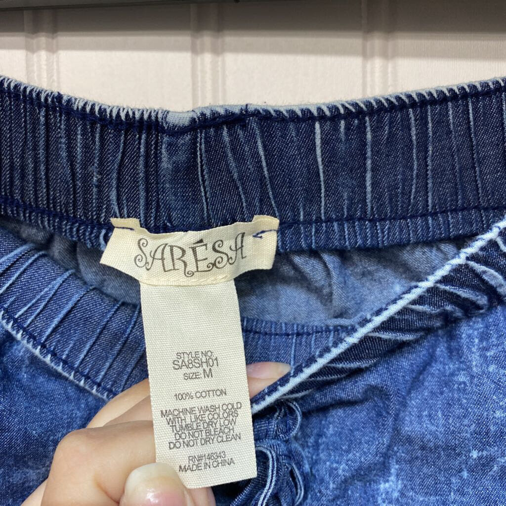 ELASTIC WAIST SHORTS