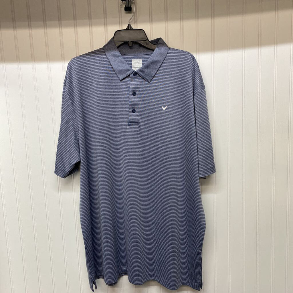 STRIPED POLO TEE