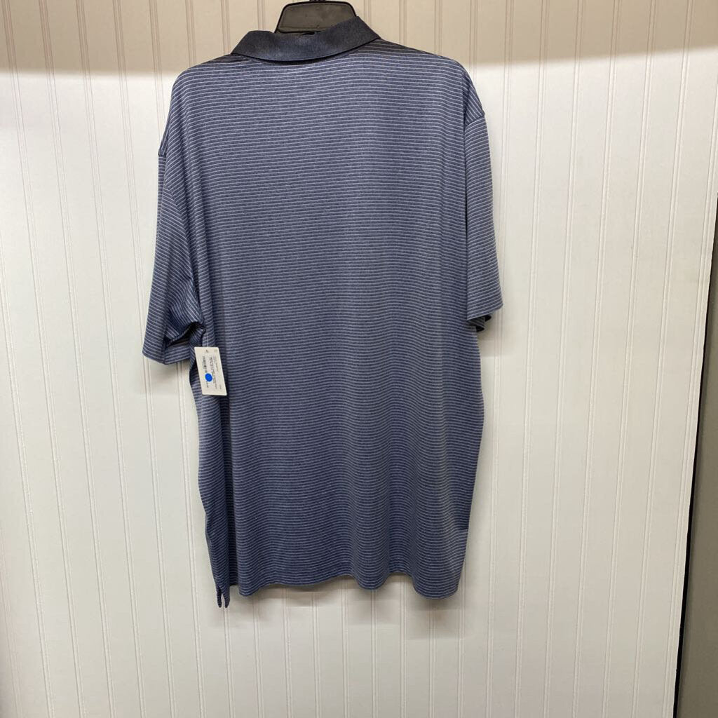 STRIPED POLO TEE