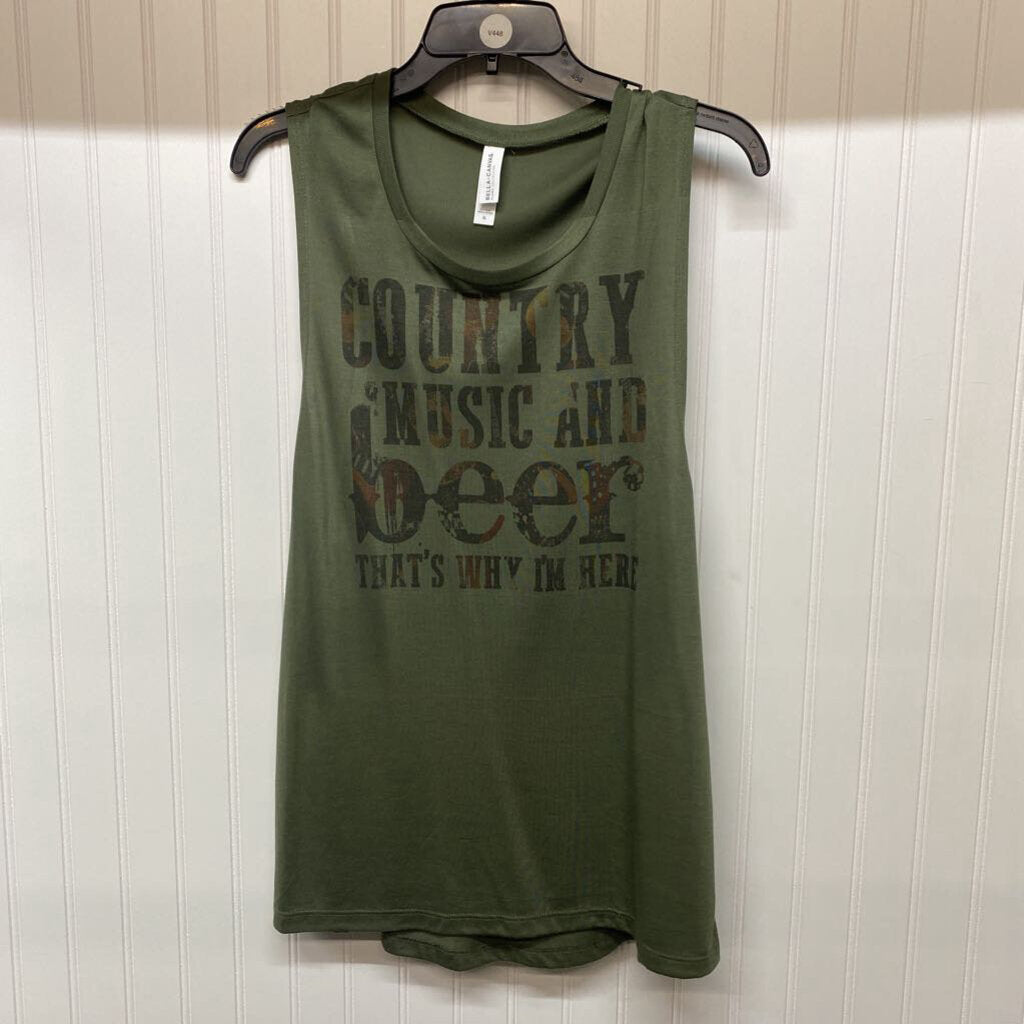 *GRAPHIC TOP WITH COUNTRY MUSIC AND BEER