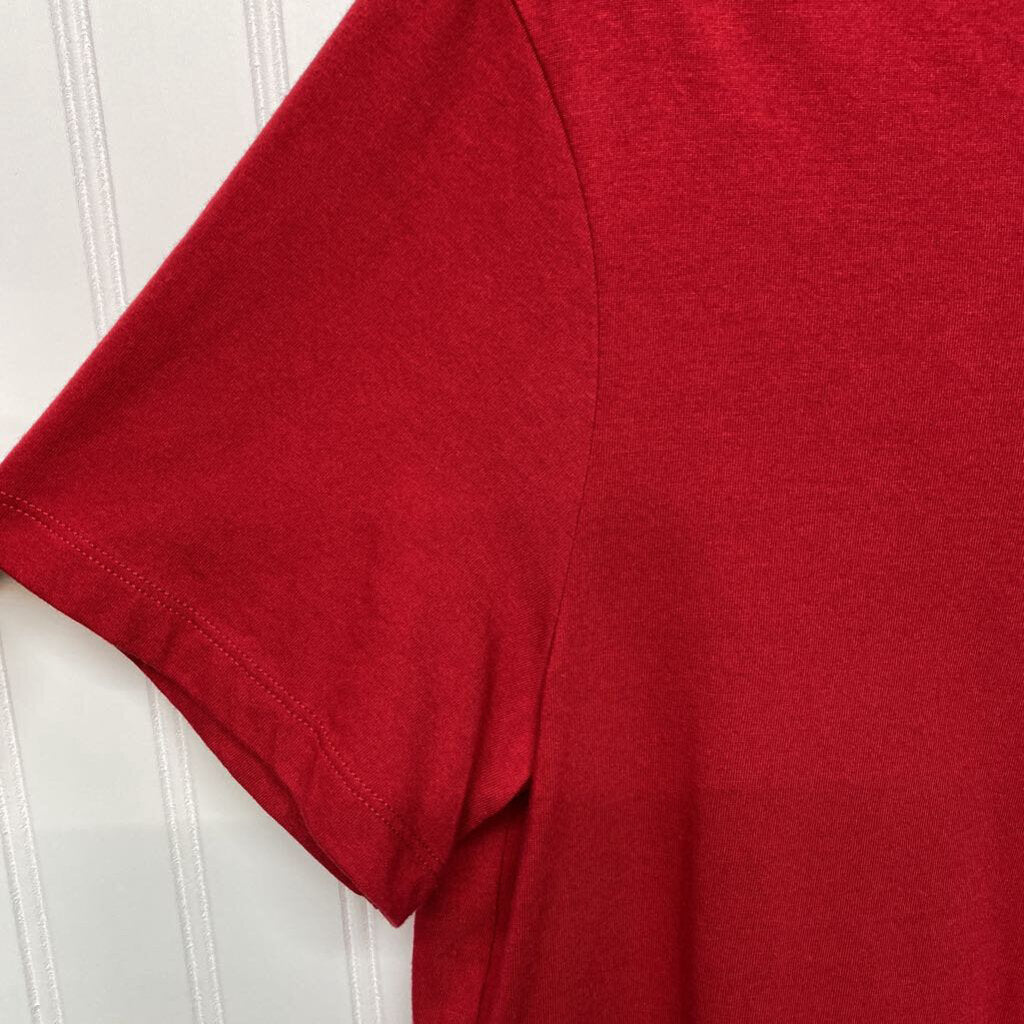 *BASIC SHORT SLEEVE V NECK TEE